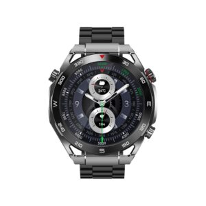 Smartwatch VELTORI VT100-1 + Czarny Pasek Silikonowy + Czarny Eko Skóra