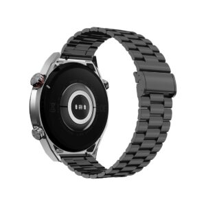 Smartwatch VELTORI VT100-1 + Czarny Pasek Silikonowy + Czarny Eko Skóra