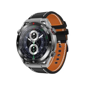 Smartwatch VELTORI VT100-1 + Czarny Pasek Silikonowy + Czarny Eko Skóra