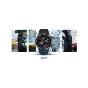 Smartwatch VELTORI VT110-1 Czarny Pasek Silikonowy