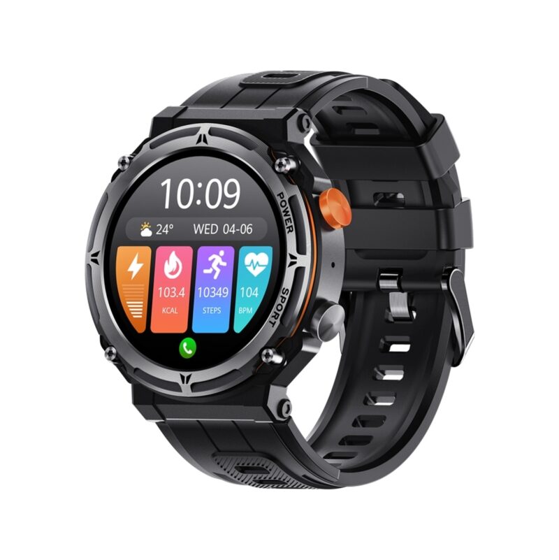 Smartwatch VELTORI VT130-1 Czarny Pasek Silikonowy