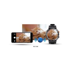 Smartwatch VELTORI VT130-1 Czarny Pasek Silikonowy