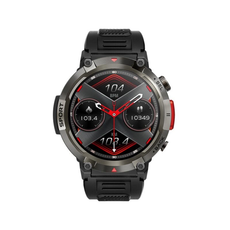 Smartwatch VELTORI VT140-1 Czarny Pasek Silikonowy