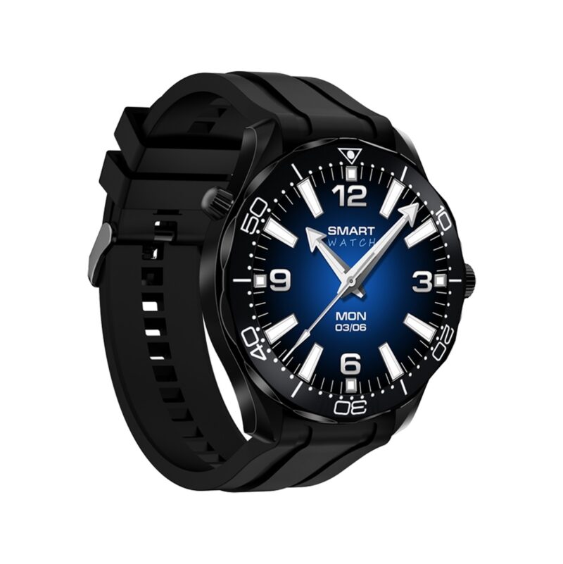 Smartwatch VELTORI VT150-1 Czarny Pasek Silikonowy + Czarna Bransoleta