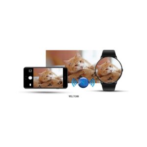 Smartwatch VELTORI VT160-1 Czarny Pasek Silikonowy