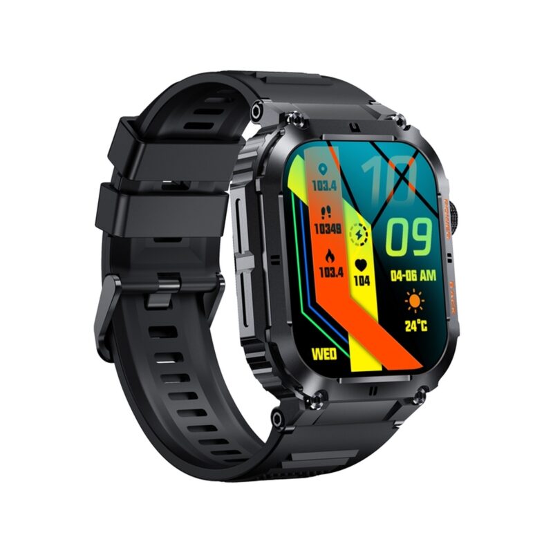 Smartwatch VELTORI VT200-1 Czarny Pasek Silikonowy