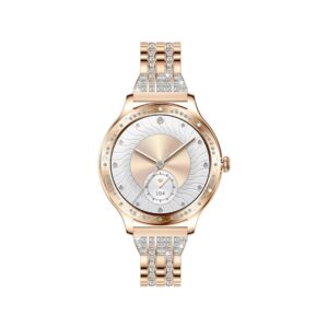 Smartwatch Damski VELTORI VT350-1 Bransoleta Różowe Złoto