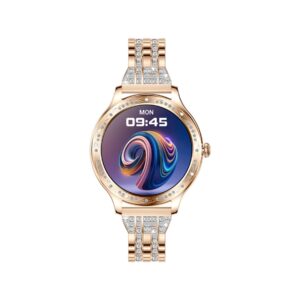 Smartwatch Damski VELTORI VT350-1 Bransoleta Różowe Złoto