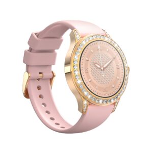 Smartwatch Damski VELTORI VT360-1 Różowy Pasek Silikonowy