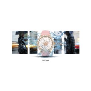 Smartwatch Damski VELTORI VT360-1 Różowy Pasek Silikonowy