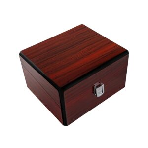 Pudełko na zegarek drewniane mahoń PREMIUM PDR-2