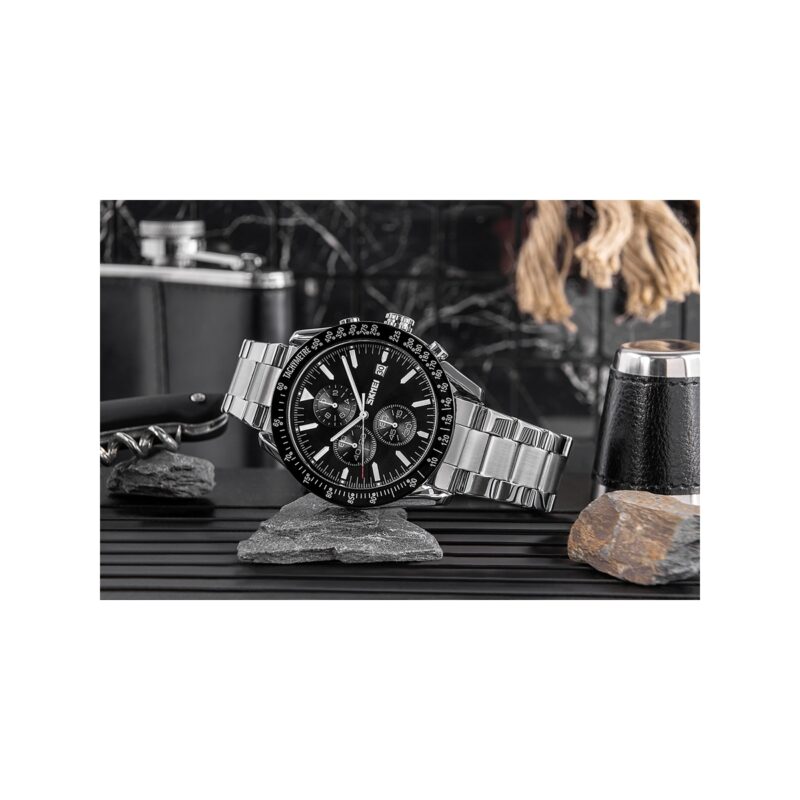 Zegarek Męski Skmei 9253SIBK + BOX