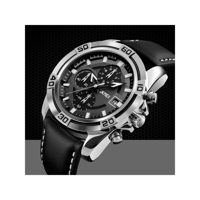 Zegarek Męski Skmei 9156SIBK + BOX
