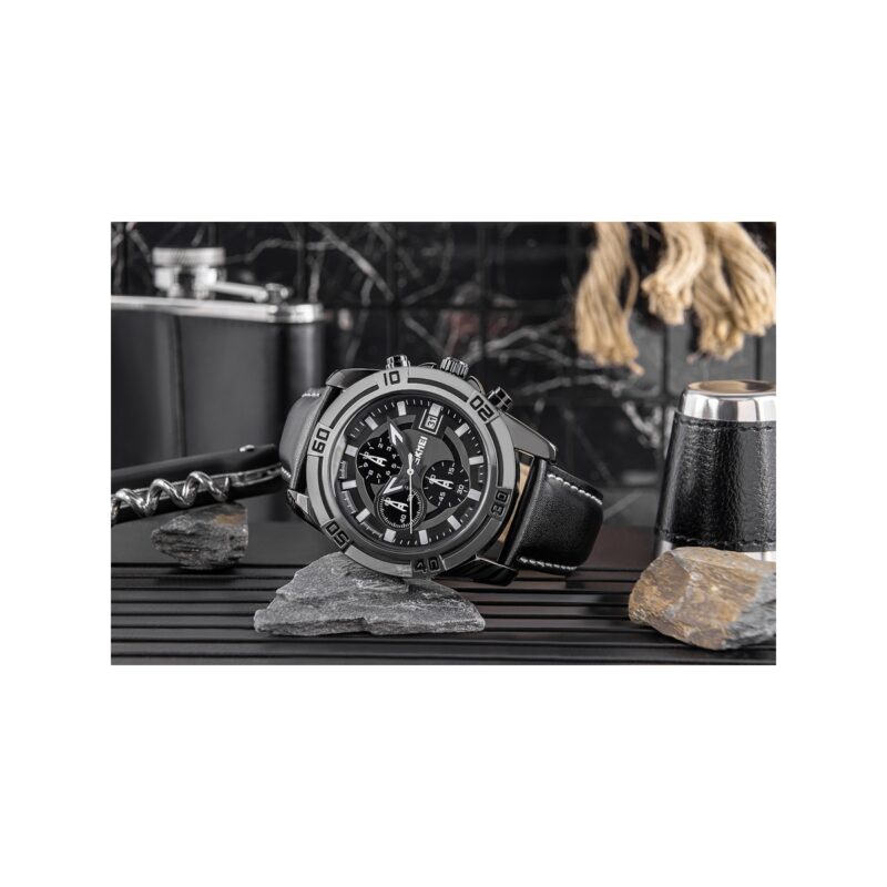 Zegarek Męski Skmei 9156SIBK + BOX