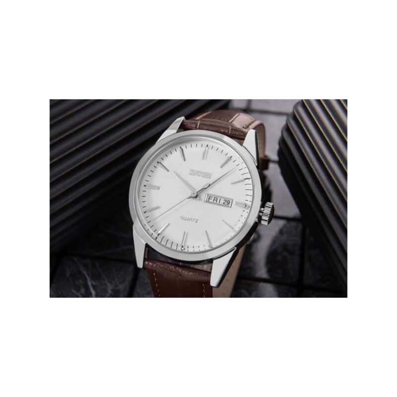 Zegarek Męski Skmei 9073SIWTB + BOX