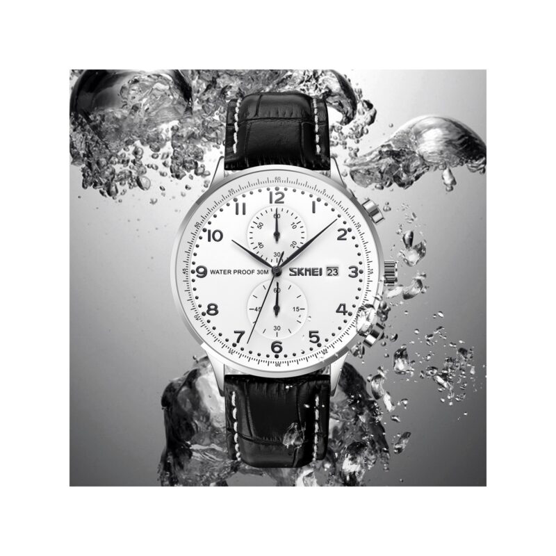 Zegarek Męski Skmei 9301SISIBK + BOX