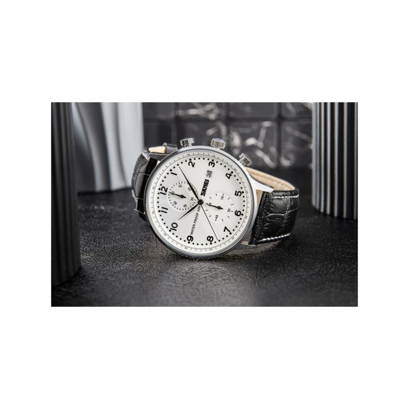 Zegarek Męski Skmei 9301SISIBK + BOX