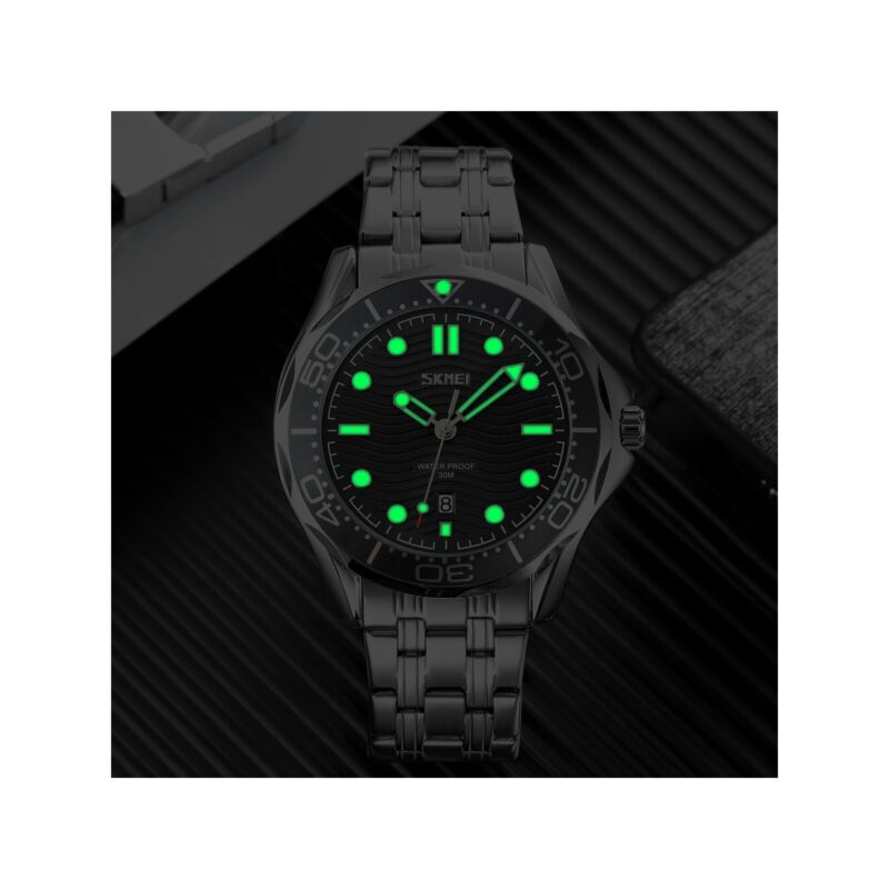 Zegarek Męski Skmei 9276SISIBK + BOX