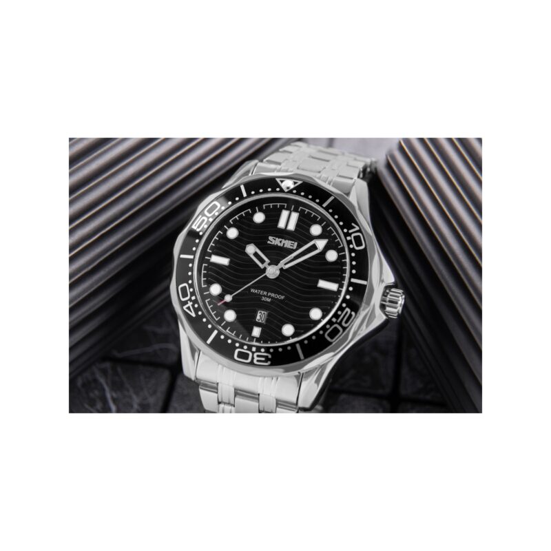 Zegarek Męski Skmei 9276SISIBK + BOX