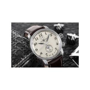 Zegarek Męski ZEPPELIN LZ127 Graf Zeppelin Dual Time 7644-5 + BOX