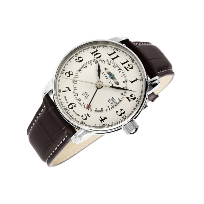 Zegarek Męski ZEPPELIN LZ127 Graf Zeppelin GMT 7642-5 + BOX