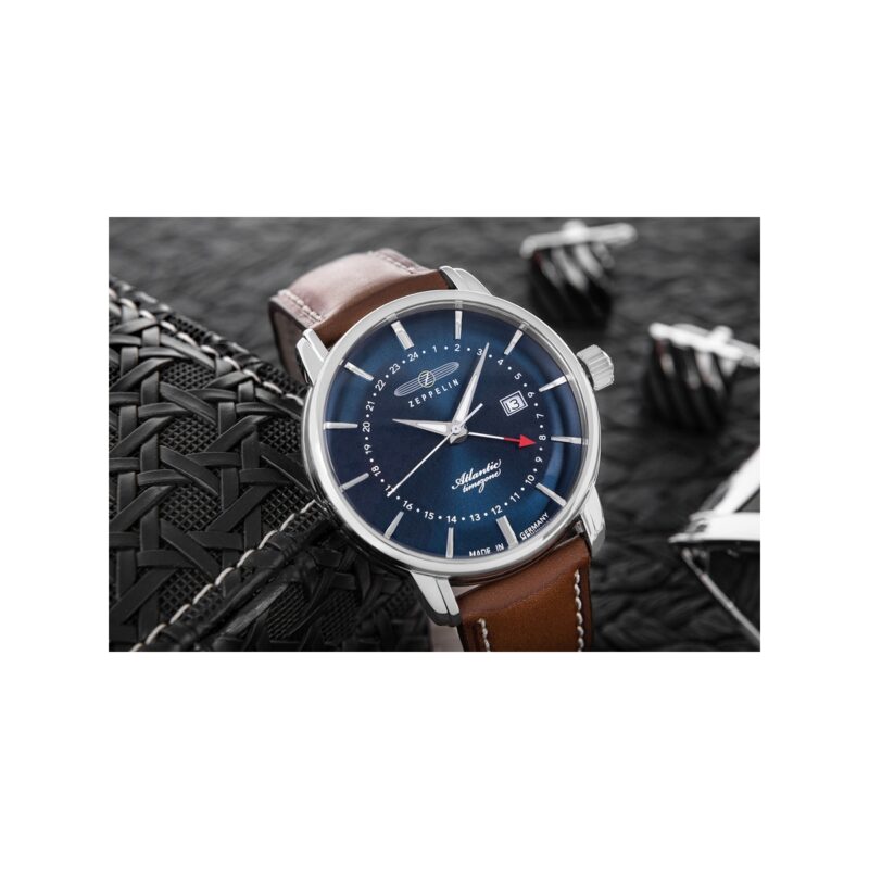 Zegarek Męski ZEPPELIN Atlantic Timezone 8442-3 + BOX