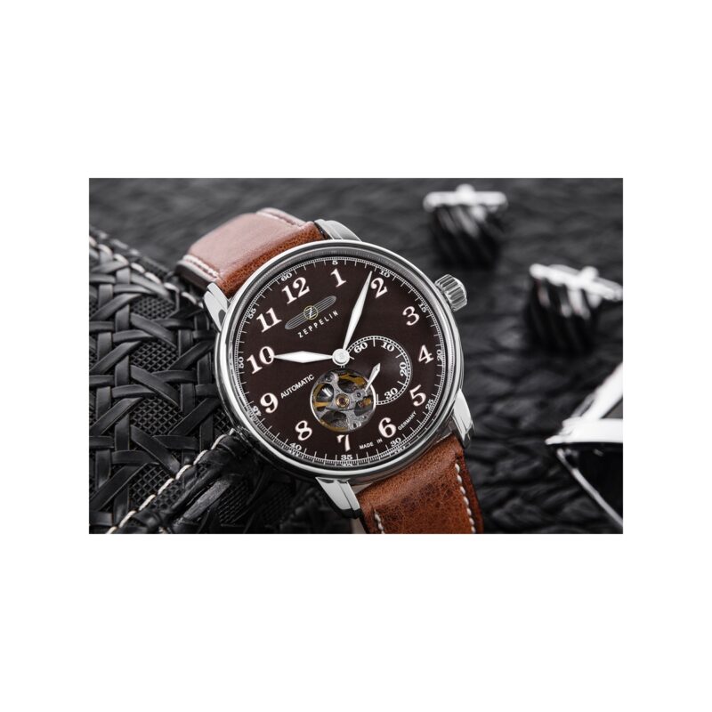 80_43_15_max Zegarek Męski ZEPPELIN LZ127 Graf Automatic 7666-4 + BOX