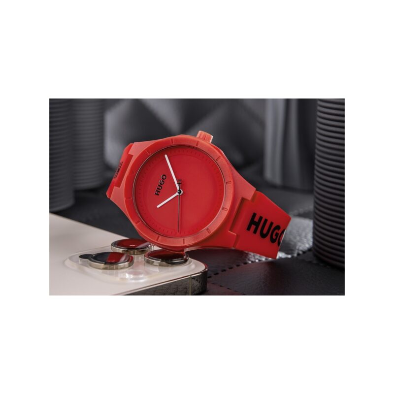 Zegarek Męski HUGO Lit For Him Red 1530346 + BOX
