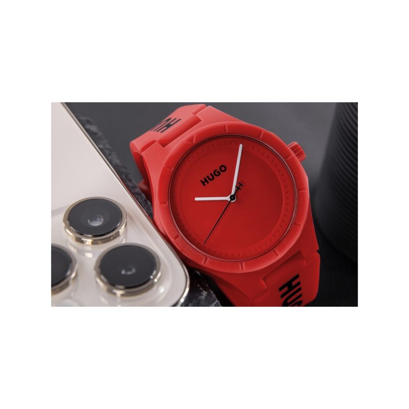 Zegarek Męski HUGO Lit For Him Red 1530346 + BOX