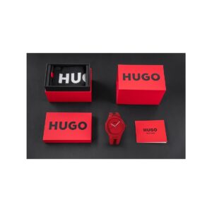 Zegarek Męski HUGO Lit For Him Red 1530346 + BOX