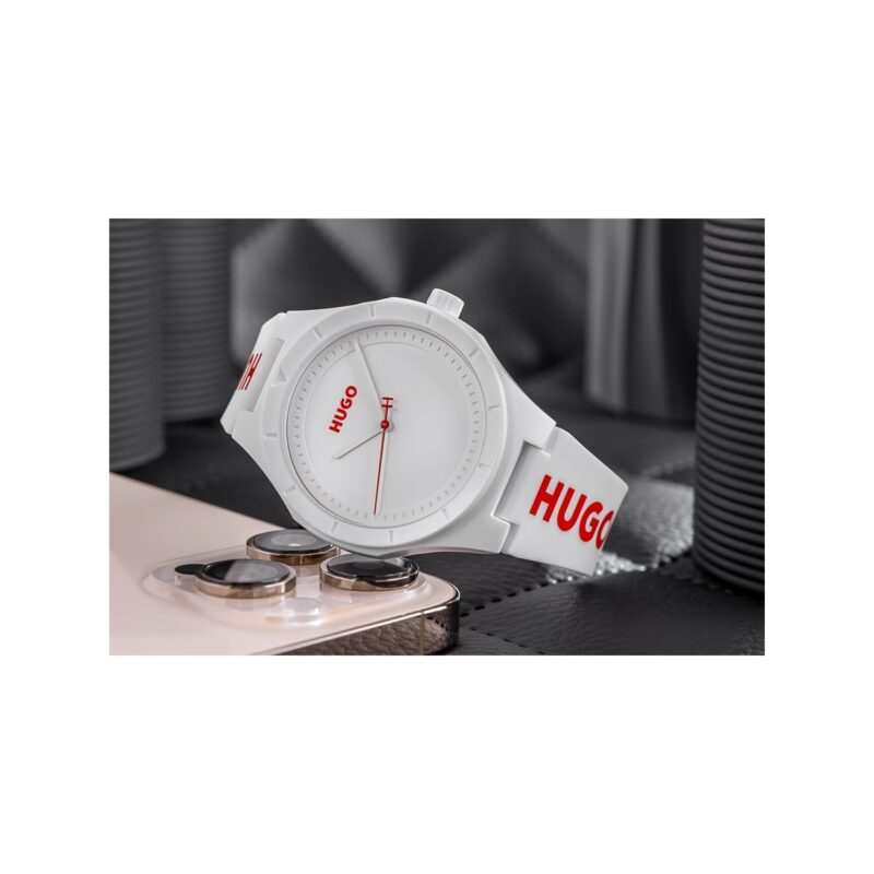 Zegarek Męski HUGO Lit For Him White 1530345 + BOX