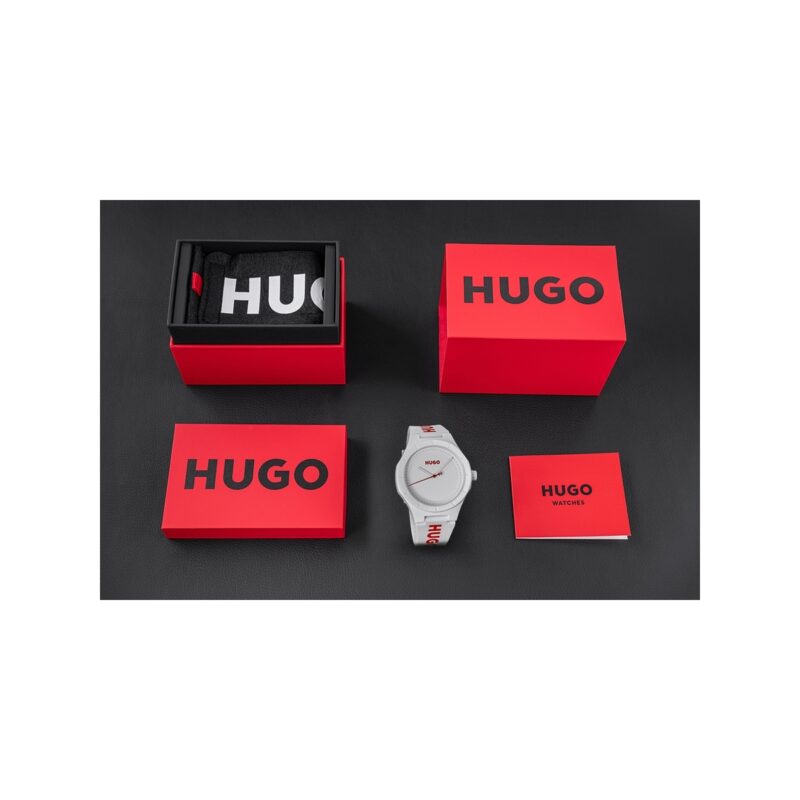 Zegarek Męski HUGO Lit For Him White 1530345 + BOX