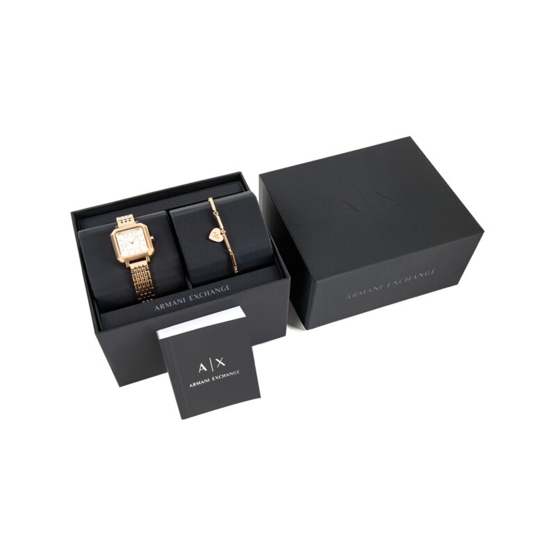 Zegarek Damski + Bransoletka ARMANI EXCHANGE AX7164SET + BOX