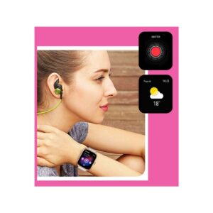 Smartwatch Damski Rubicon RNCF03-5 Różowe złoto Bransoleta + Pasek