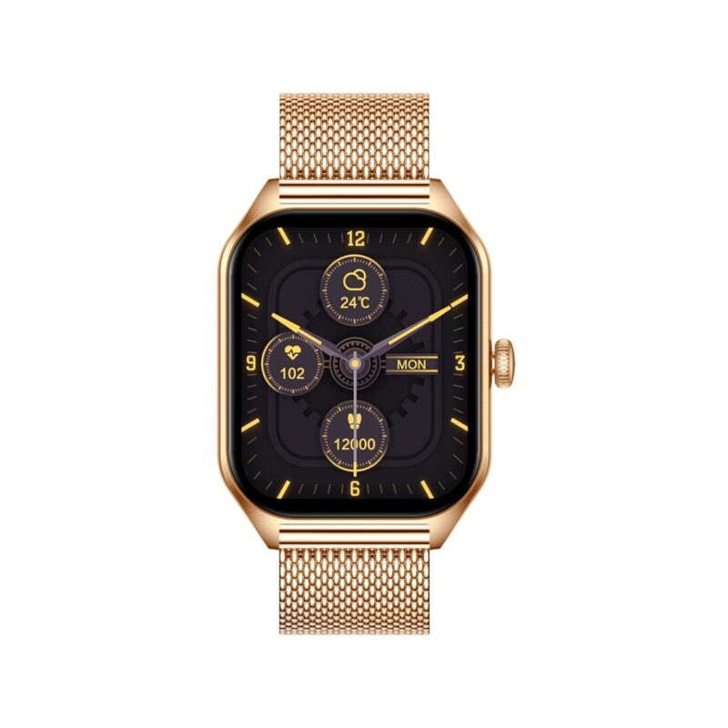 Smartwatch Damski Rubicon RNCF03-5 Różowe złoto Bransoleta + Pasek