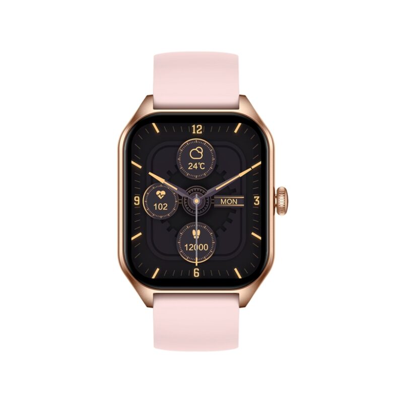 Smartwatch Damski Rubicon RNCF03-5 Różowe złoto Bransoleta + Pasek