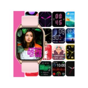 Smartwatch Damski Rubicon RNCF03-5 Różowe złoto Bransoleta + Pasek