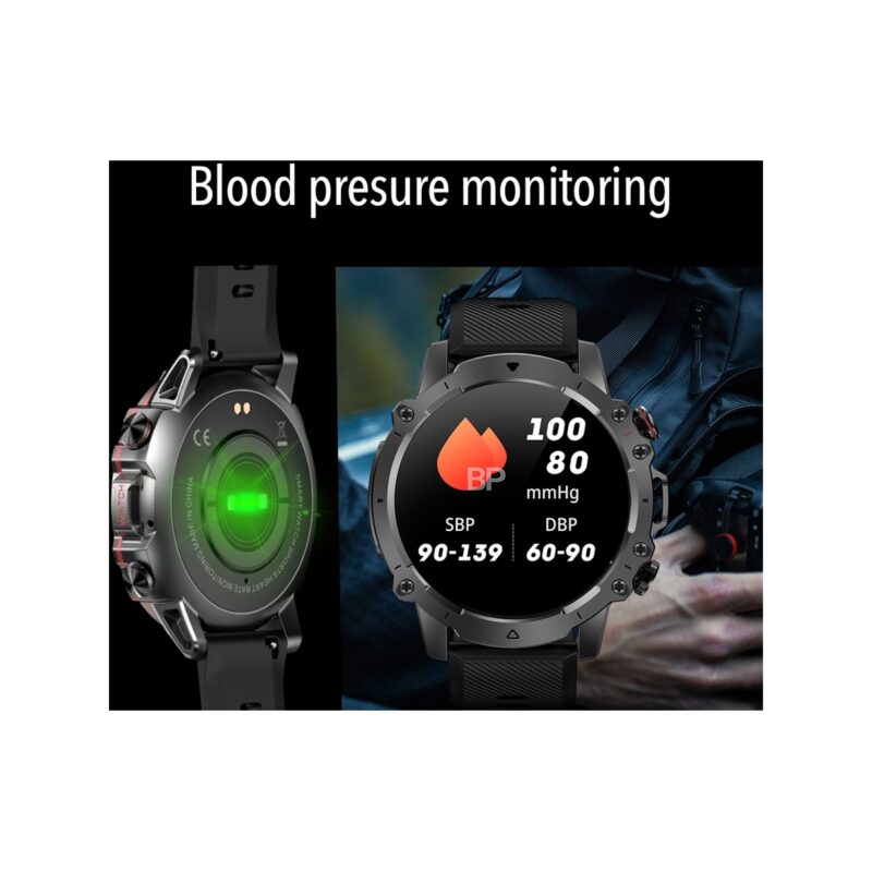 Smartwatch Męski Rubicon RNCF18-1 BLACK Bransoleta + Pasek