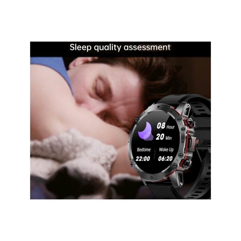 Smartwatch Męski Rubicon RNCF18-1 BLACK Bransoleta + Pasek