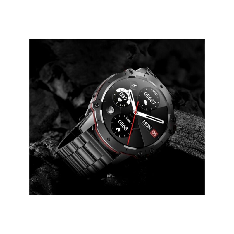 Smartwatch Męski Rubicon RNCF18-1 BLACK Bransoleta + Pasek