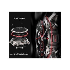 Smartwatch Męski Rubicon RNCF18-1 BLACK Bransoleta + Pasek