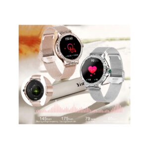 Smartwatch Damski Rubicon RNCF19-1 Silver  Bransoleta + Pasek