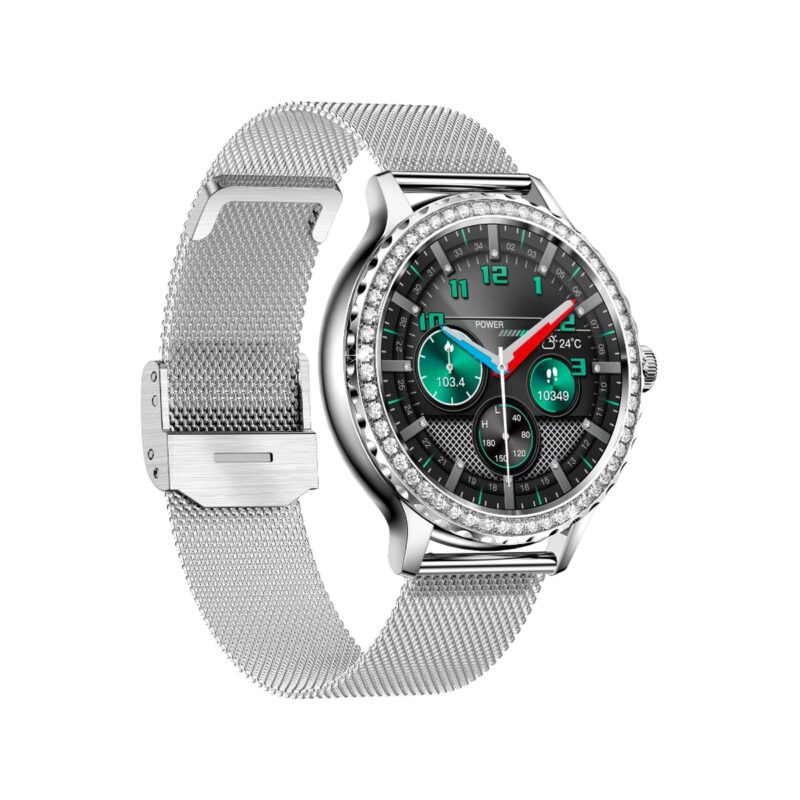 Smartwatch Damski Rubicon RNCF19-1 Silver  Bransoleta + Pasek