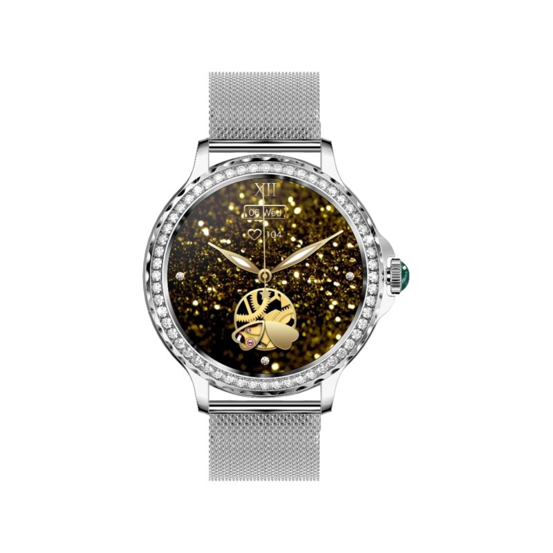 Smartwatch Damski Rubicon RNCF19-1 Silver  Bransoleta + Pasek