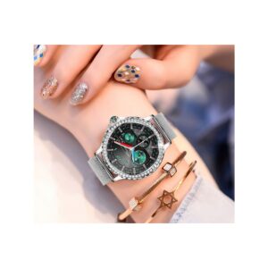 Smartwatch Damski Rubicon RNCF19-1 Silver  Bransoleta + Pasek