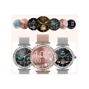 Smartwatch Damski Rubicon RNCF19-1 Silver  Bransoleta + Pasek