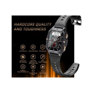 83_65_10_max Smartwatch Męski Rubicon RNCF23-1 BLACK
