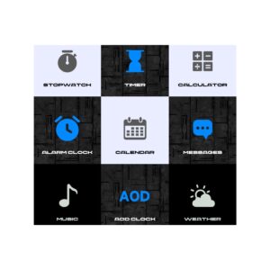 83_66_12_max Smartwatch Męski Rubicon RNCF24-1 BLACK