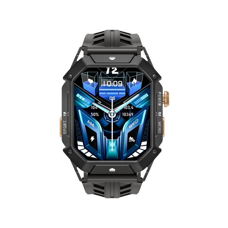 83_66_2_max Smartwatch Męski Rubicon RNCF24-1 BLACK