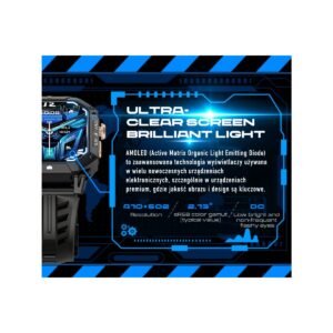 83_66_5_max Smartwatch Męski Rubicon RNCF24-1 BLACK